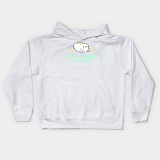 [Shilly Wabbit] Baby Lop Bunny Rabbit Loves Dandelion Kids Hoodie